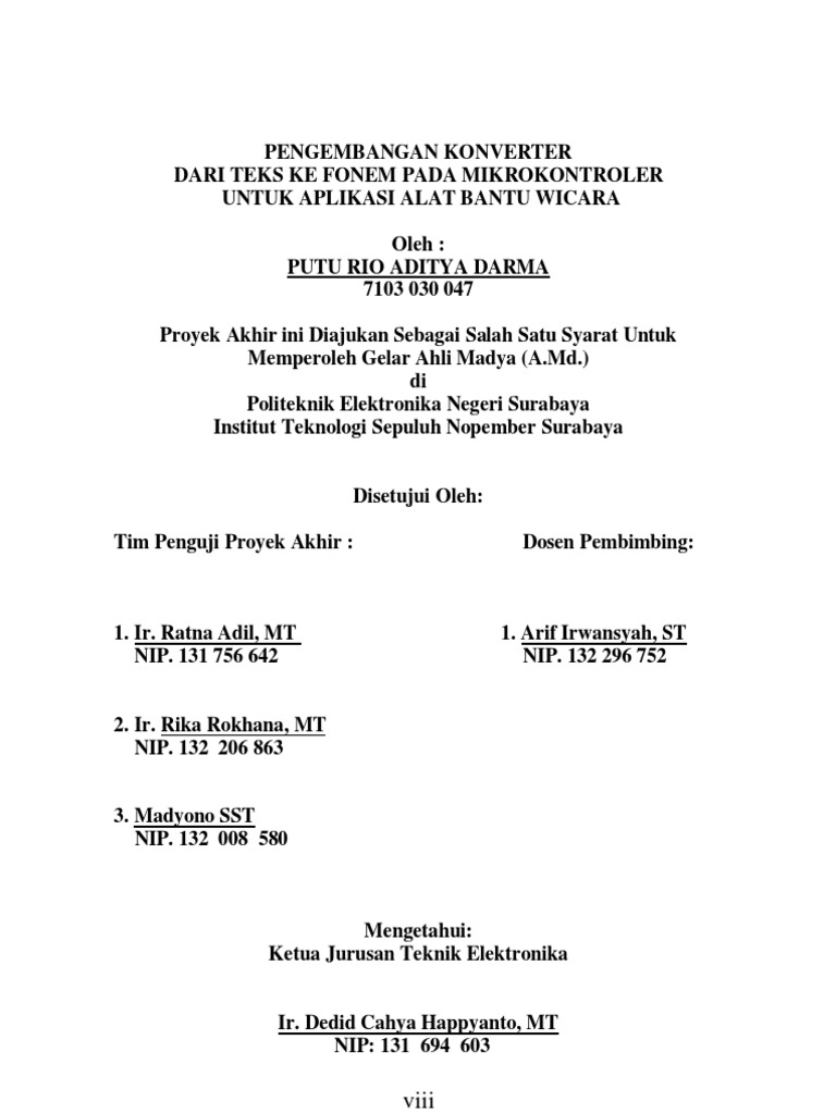 PENGEMBANGAN KONVERTER