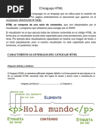 Práctica de HTML Básico | PDF | HTML | Desarrollo web