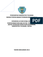 Kerangka Acuan Kerja Rencana Detail Tata Ruang Kawasan Pertumbuhan Bokondini