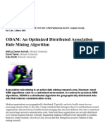 ODAM An Optimized Distributed Association Rule Mining Algorithm