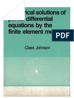 Claes Johnson - Numerical Solutions of Partial Differential Equations by The Finite Element Method - 2009