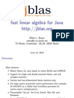 jblas - Fast matrix computations for Java