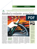 Alcohol y Volante Arma Letal