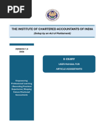 Guide to ICAI Form 102 for Articleship | PDF | Regulation | Government