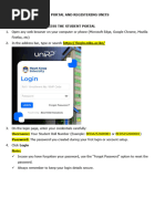 myUSTe Student Portal User Guide | PDF | Password | User (Computing)