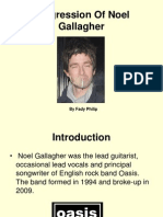 Progression of Noel Gallagher