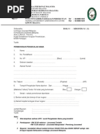 CONTOH SURAT BERHENTI KERJA NOTIS SEBULAN