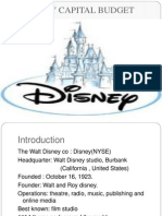 Disney Capital Budget
