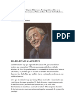 Pensamiento Politico de Nestor Kirchner