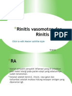 Rinitis Vasomotor Dan Rinitis Alergi