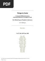 Download Things To Come by EW Bullinger by Saxon Inga SN10490352 doc pdf
