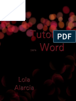 Tutorial para Word PDF