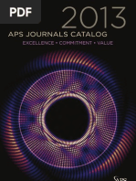 Download 2013 APS Journals Catalog by apsjournals SN104914004 doc pdf