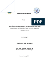 Tesis  Gestión Estratégica del Centro pre Universitario de la Universidad Nacional Santiago Antunez de Mayolo Filial Barranca