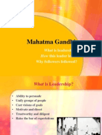 Mahatma Ghandi - A Leader
