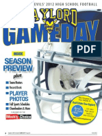 Gaylord Game Day Football 2012