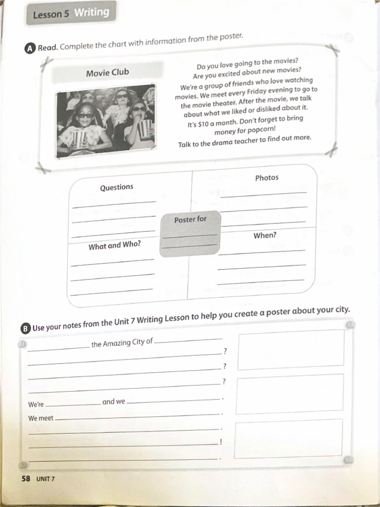 Lesson 5 Writing | PDF