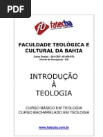 BEL001_Introdução à Teologia