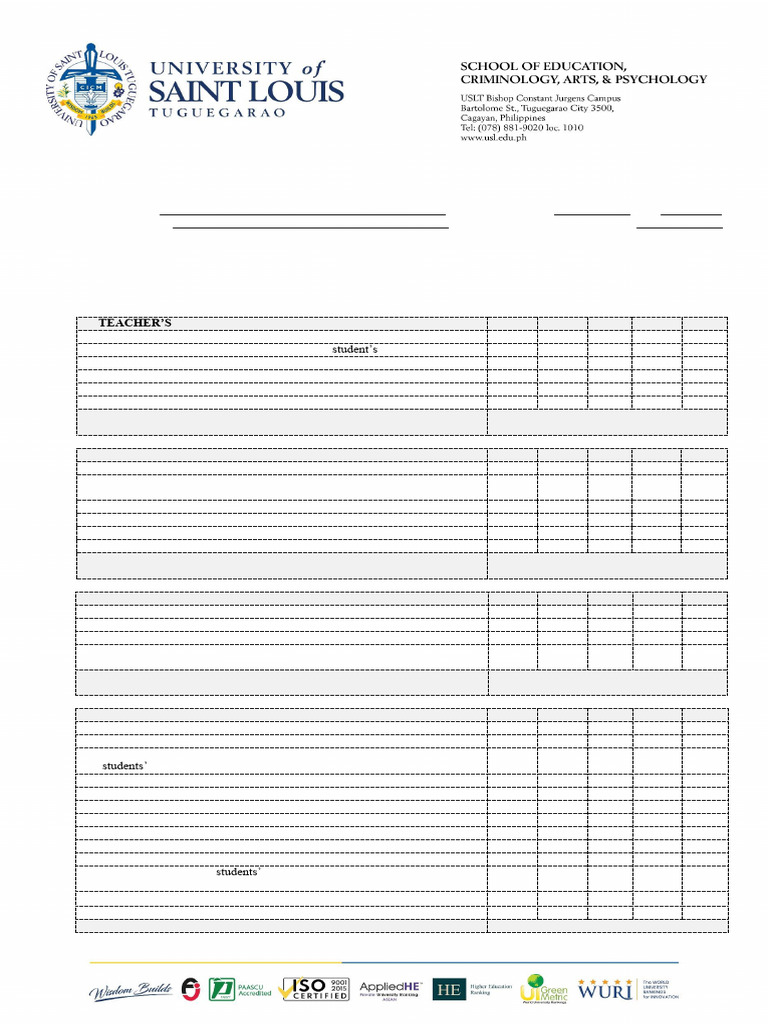 Classroom Evaluation Tool 2025 | PDF | Teachers | Classroom Management