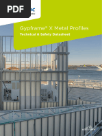 Gypframe MF5 Ceiling Section Details | PDF | Materials