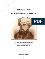 Fuentes Del Pensamiento Judaico, R.J.A