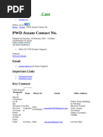PWD Engineers and Contact List | PDF | Kerala | Government