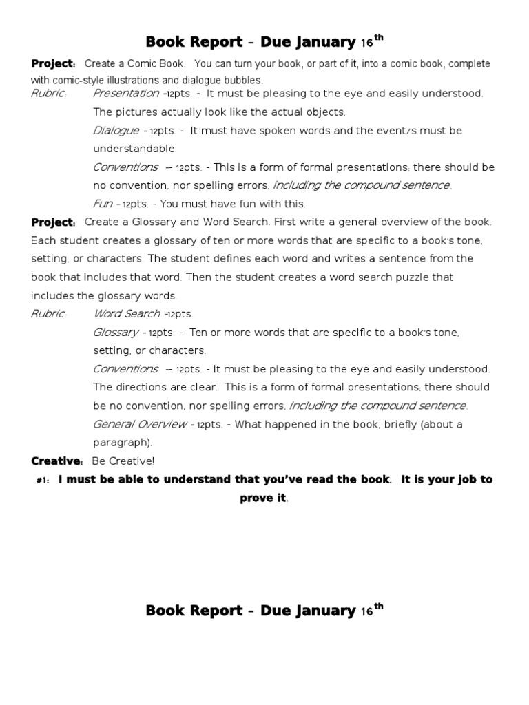January Book Report | PDF