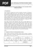 Download Common European Framework of Reference for Languages Dalam KONTEKS SEAMEO by susi fauziah SN104945272 doc pdf