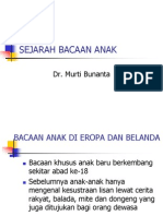 Sejarah Bacaan Anak - Dr. Murti Bunanta