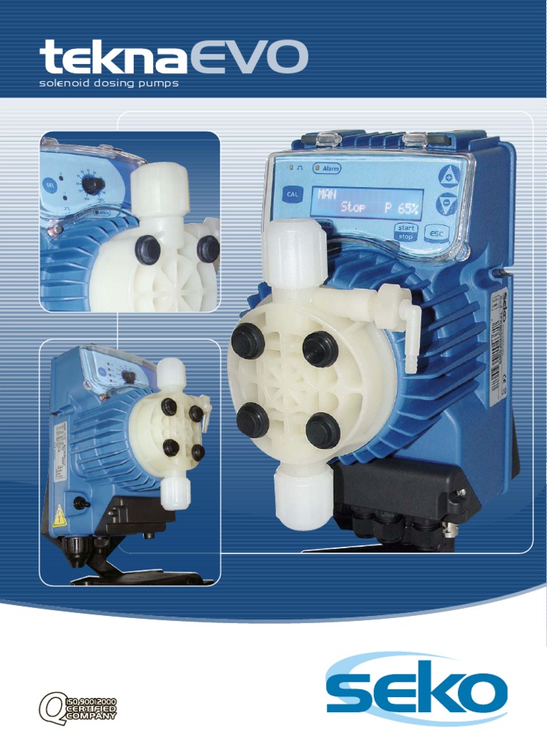 Seko Dosing Pump PDF Valve Analogue Electronics