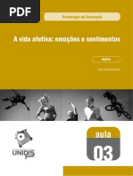 A Vida Afetiva Emoções e Sentimentos
