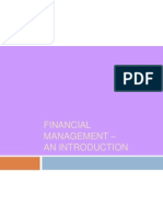 Financial MGMT - Lecture 1