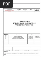Download Fabrication Erection and Installation Procedure for Piping by Piping_Specialist SN104969637 doc pdf