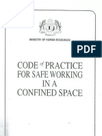 Code of Practoce for Confined Space Entry