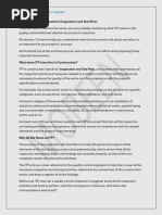 Understanding ITR and ITP in Engineering | PDF | Engineer | Safety
