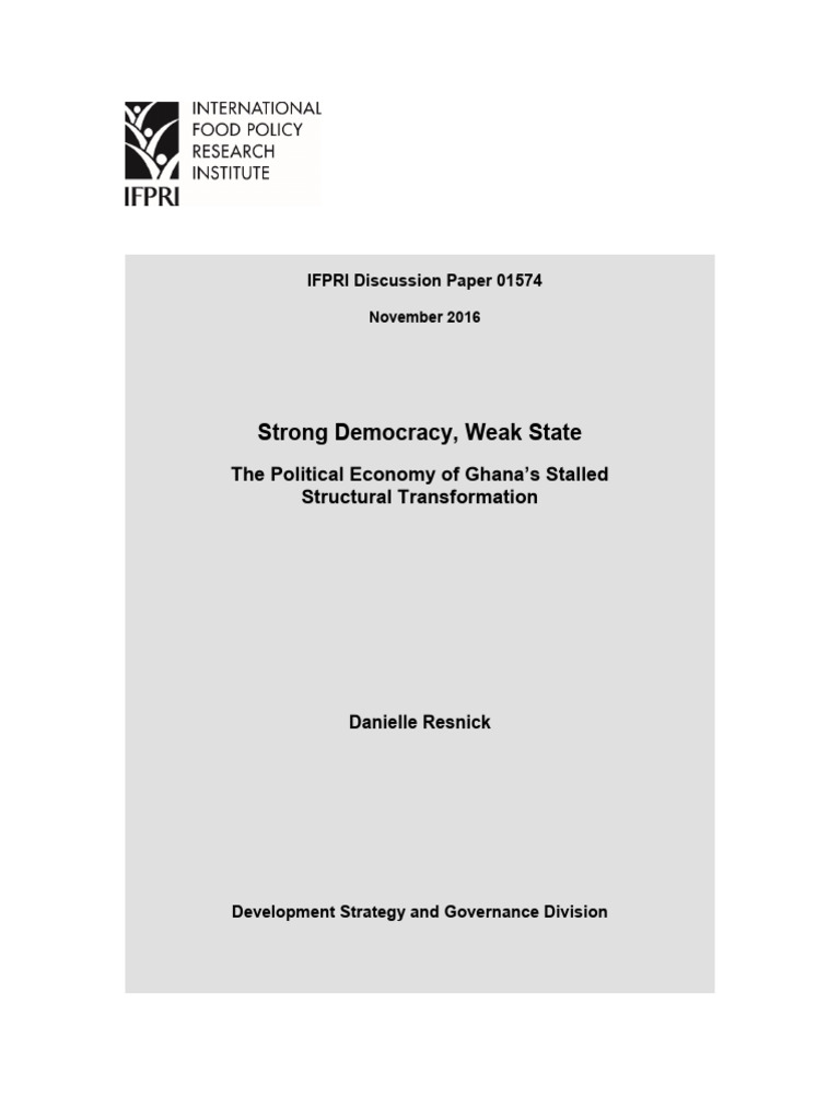 Ghana - PEA of Structural Transformation | PDF | Governance | Democracy