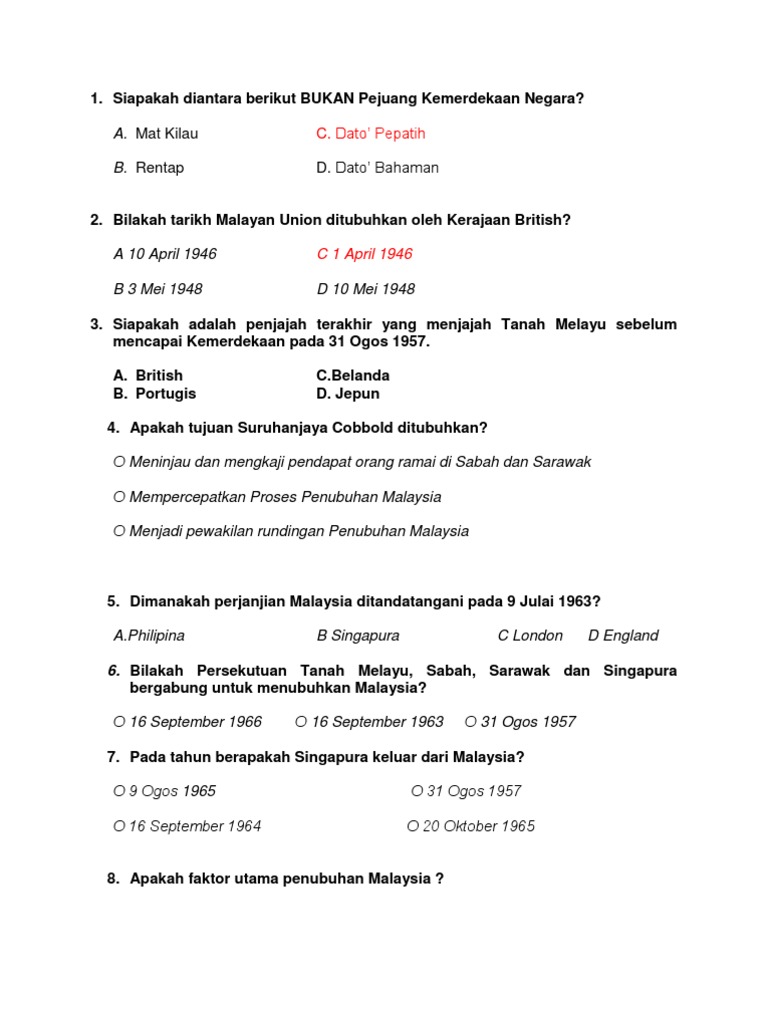 Kuiz Merdeka Zura Pdf