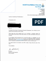 Detective Chief Superintendent Chris Thomson, Head of Northumbria Police's Professional Standards, wants to reduce complaints made against his force (Northumbria Police), so he is ordering his own staff to refuse to investigate complaints, more-so, as this letter shows, when such complaint/s are against himself. This takes 'perks of the job' to a whole new level. It shows that Detective Chief Superintendent Chris Thomson, some of his staff and Northumbria Police are corrupt, Bent Coppers.  The Martin McGartland attempted murder case, the case where Detective Chief Superintendent Chris Thomson, Northumbria Police (including Sue 'Sin' Sim) are covering-up and protecting IRA terrorists