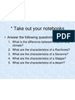Take Out Your Notebooks: - Answer The Following Questions
