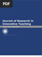 Download Journal of Research in Innovative Teaching Volume 3 by andrew_chiappetta_2 SN105011545 doc pdf
