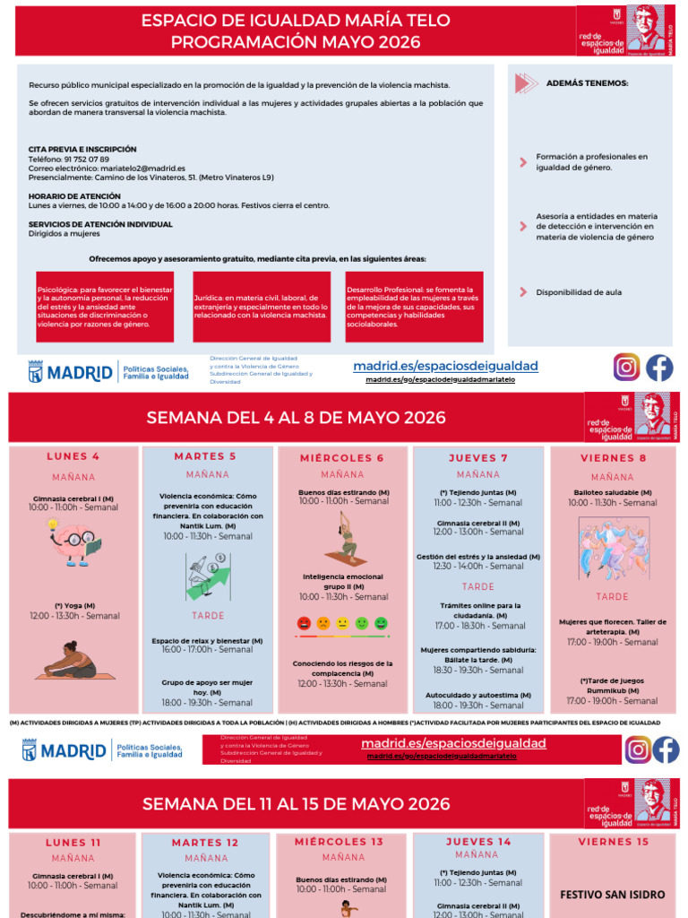 Maria Tel o Mayo 2026 | PDF | Violencia | Igualdad de género