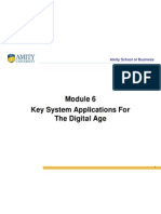 Key System Applications For The Digital Age: Amity School of Business