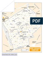 Pere Lachaise Cemetery Map