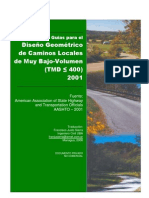 Gu As para El DG de Caminos Locales AASHTO2001.