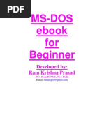 Download MS DOS eBook for Beginner by ramaisgod SN105028281 doc pdf