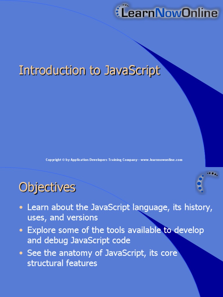 Introduction To JavaScript | PDF | Java Script | Google Chrome