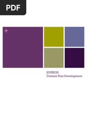 J232 Content Plan Requirements