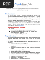 SCP Roleplay Rulebook Overview | PDF