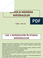 Cap 1 Introducere in Studiul Materialelor