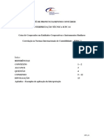 INTERPRETAÇÃO TÉCNICA ICPC 14 - COTAS DE COOPERADOS EM ENTIDADES COOPERATIVAS E INSTRUMENTOS SIMILARES